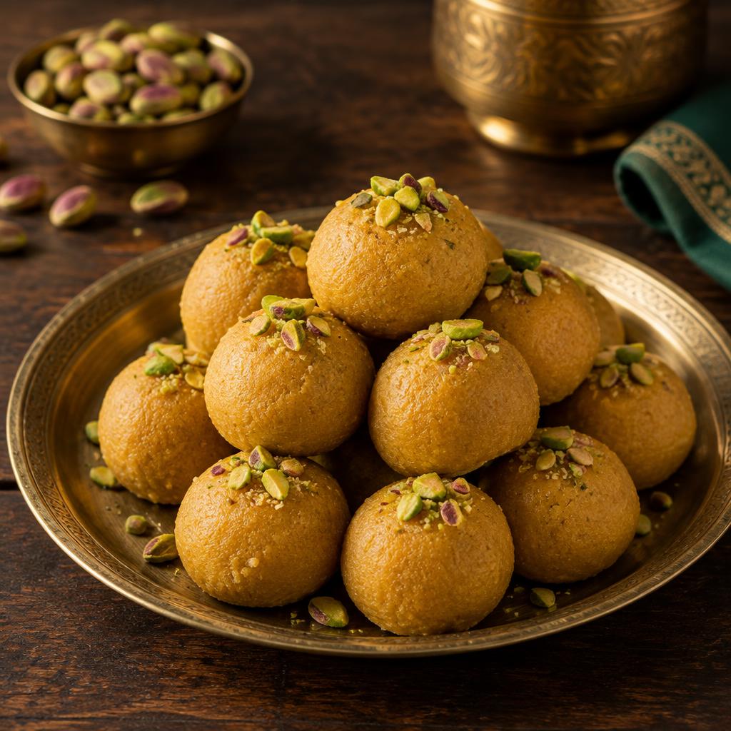 Besan Laddu — traditional Indian sweet