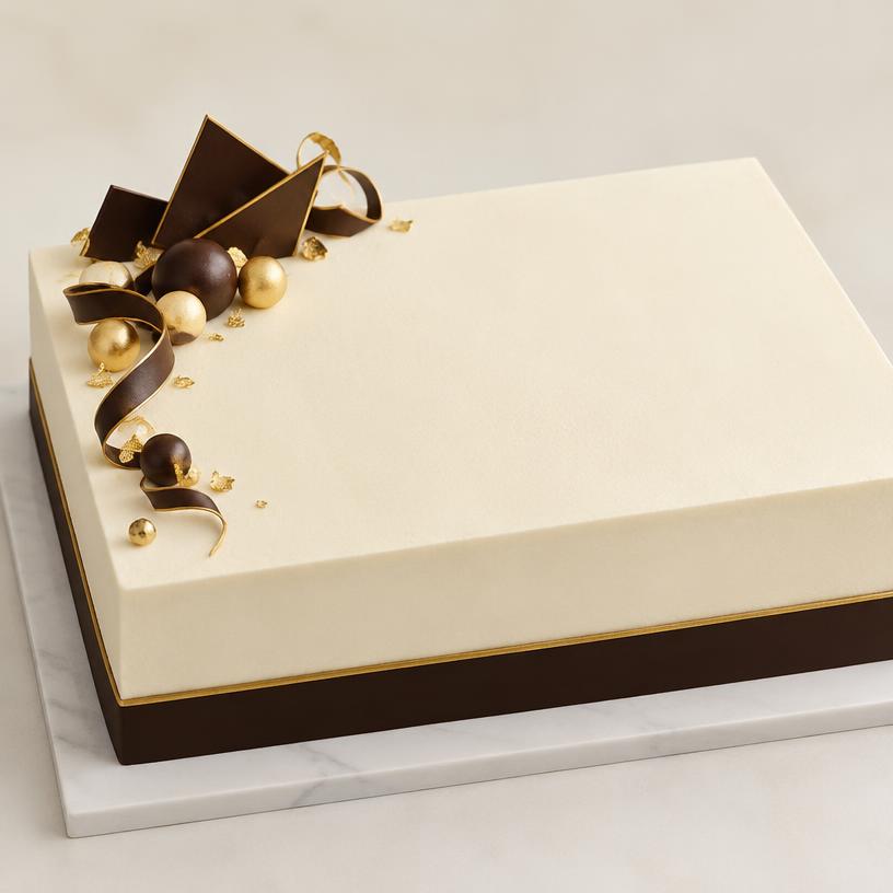 Decorated corporate event cakes