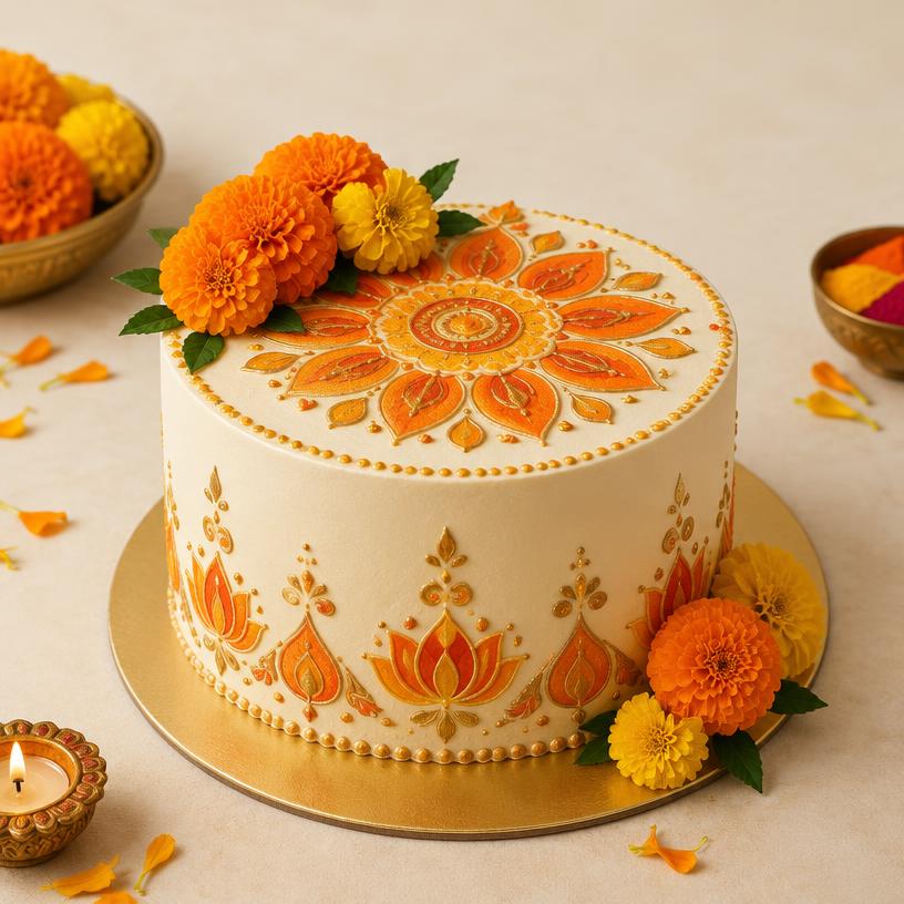 Decorated cultural event cakes