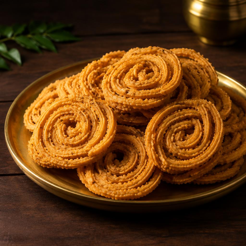 Murukku — traditional Indian snack
