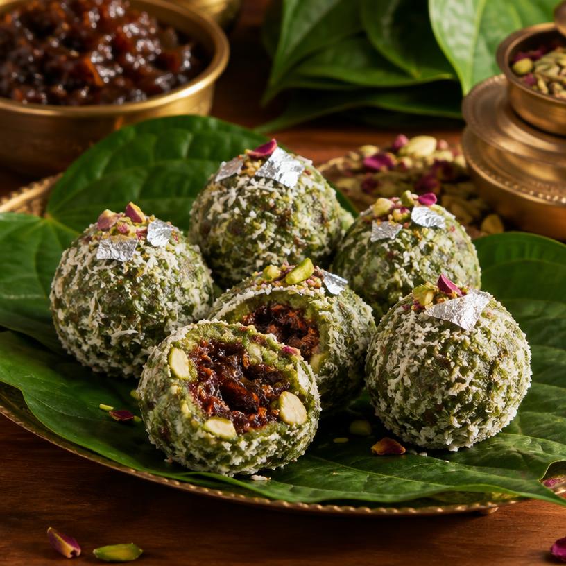 Paan Laddu — traditional Indian sweet